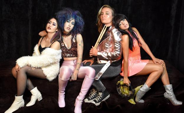 Glam Skanks y su glam rock, este viernes en Santander