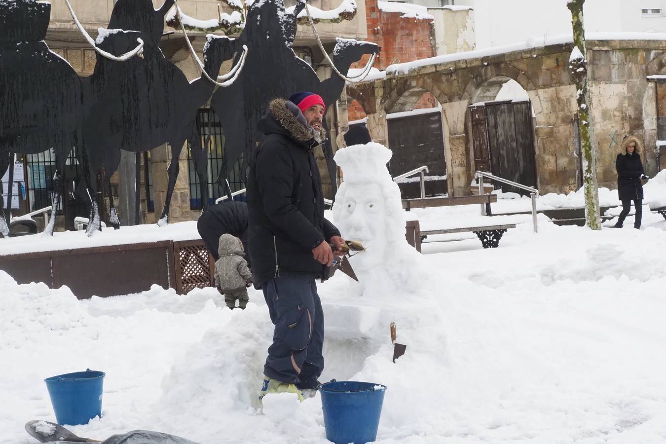 La nieve vuelve a caer en Cantabria