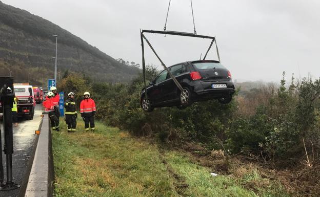 Un nuevo accidente múltiple provoca retenciones en la A-8