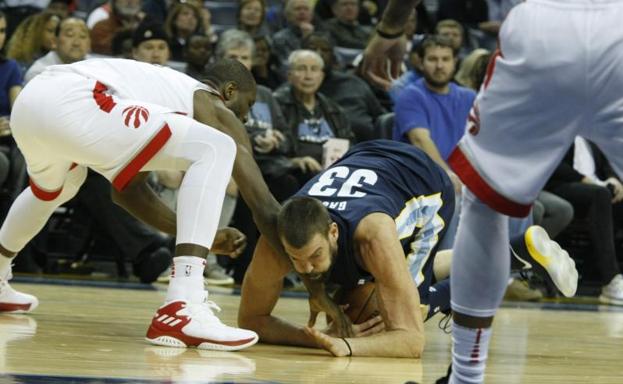 Ibaka empata su mejor marca contra Marc Gasol