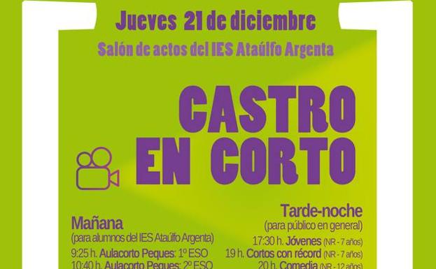 Castro se suma a una nueva edición de ‘El día más corto’ proyectando 50 cortometrajes