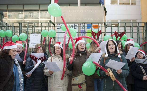 Los trabajadores del CAD de Sierrallana piden al Gobierno «sus compromisos por escrito»