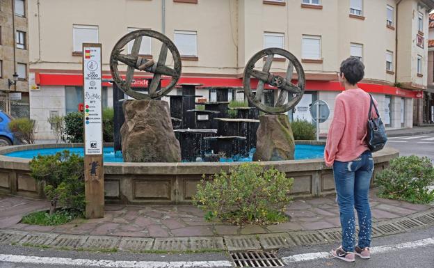 El Soplao restaura su símbolo en Cabezón de la Sal