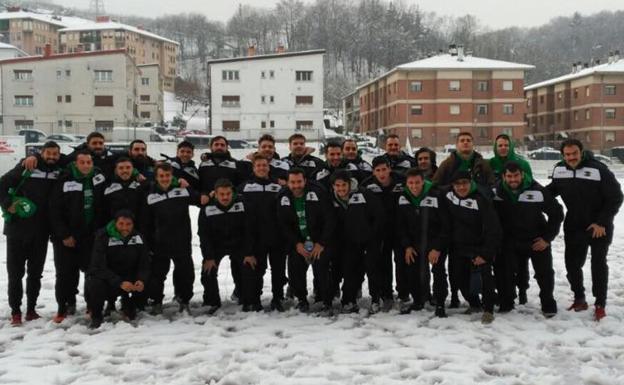 Suspendido por la nieve el partido del Senor en Ordizia