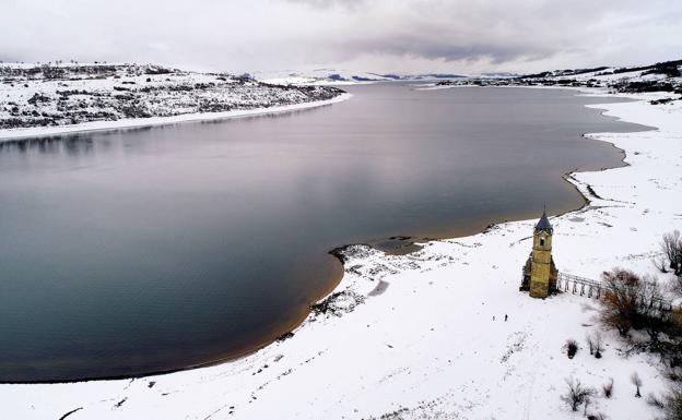 El embalse del Ebro aumenta un 2% sus reservas por las lluvias y el deshielo