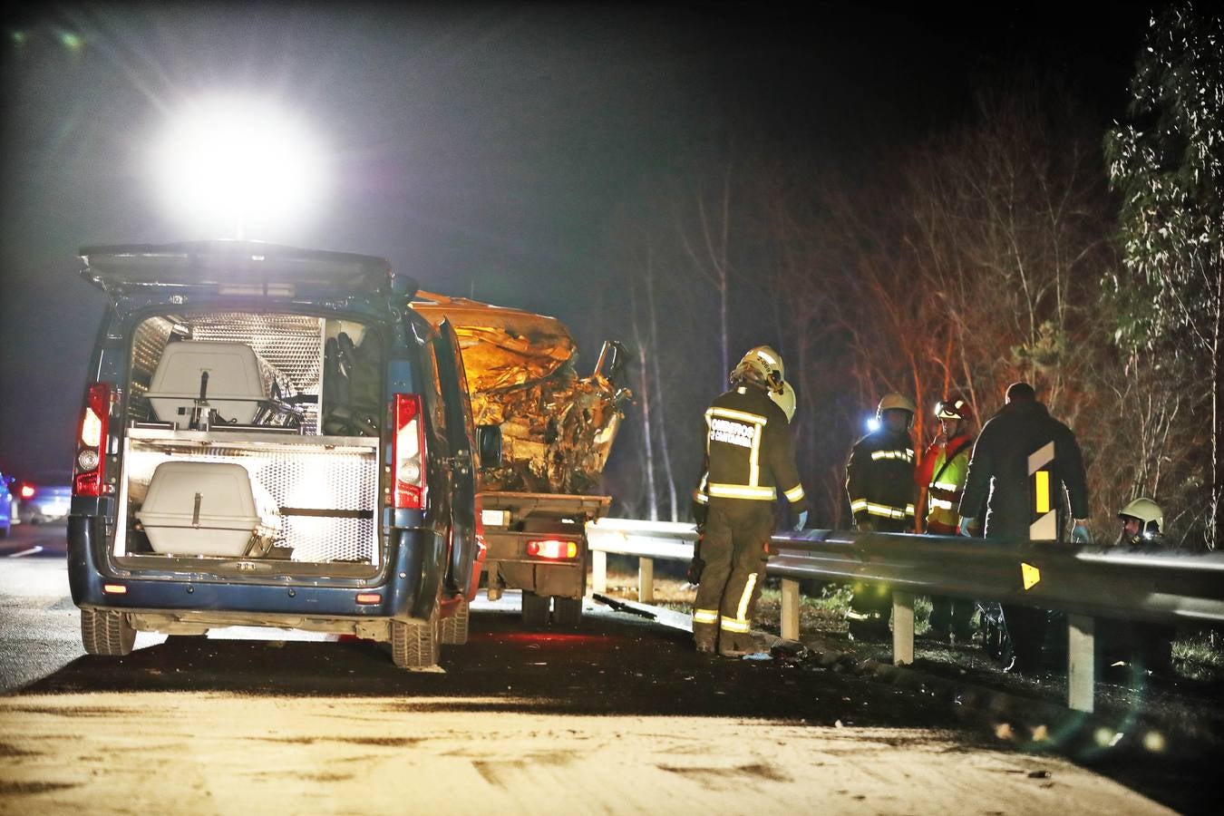 Accidente mortal en Caviedes