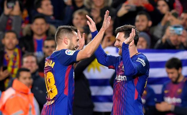 Alba y Messi, la conexión del mejor Barça