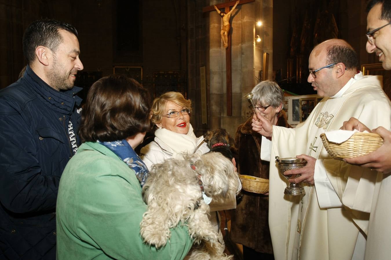 La bendición para las mascotas de Torrelavega el día de San Antón