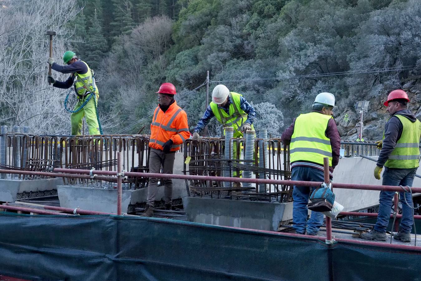 El puente de Lebeña toma forma