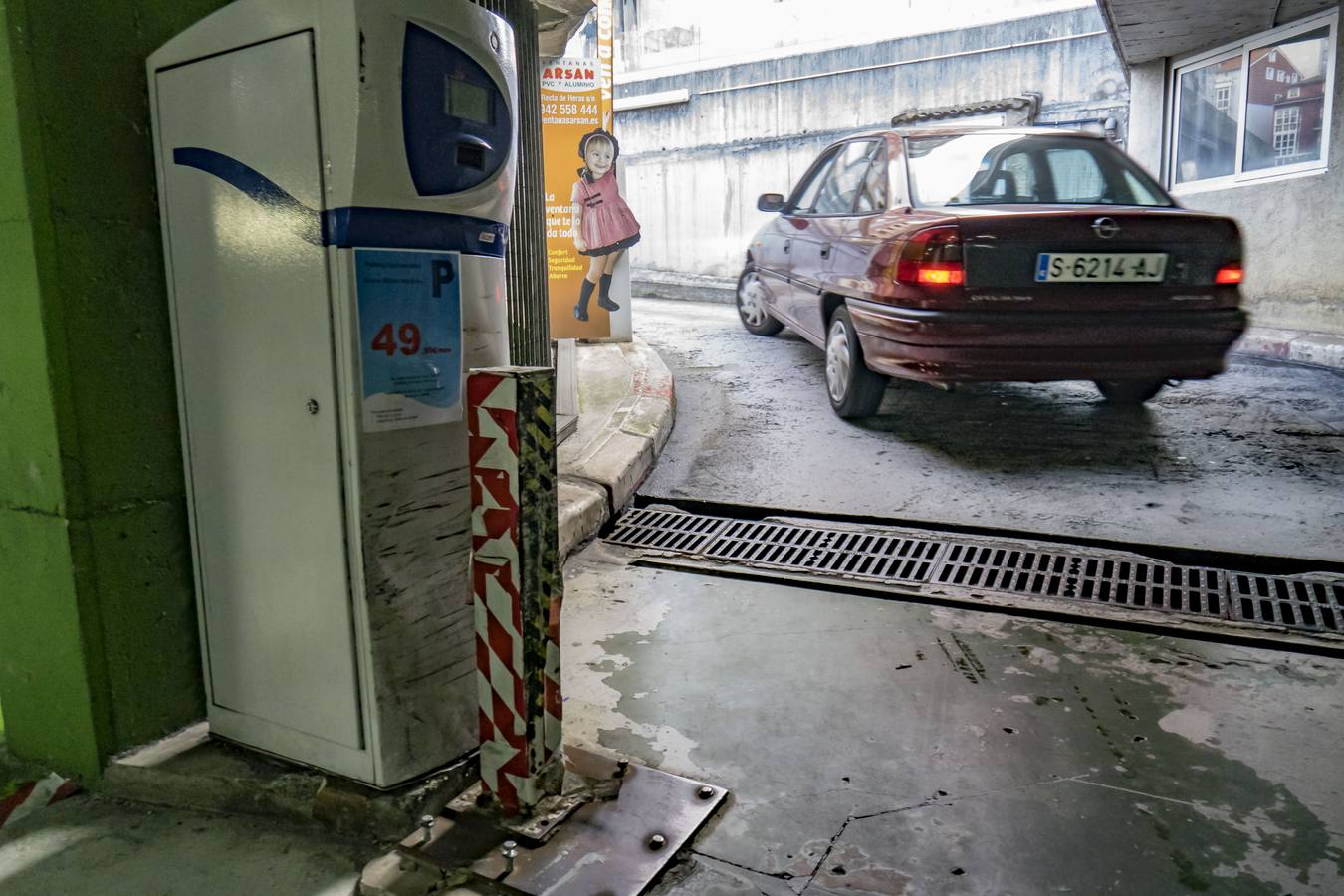 El mal estado de los parkings subterráneos de Santander