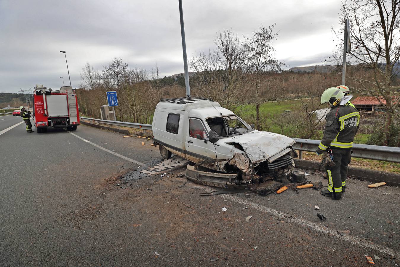 Accidente en Virgen de la Peña