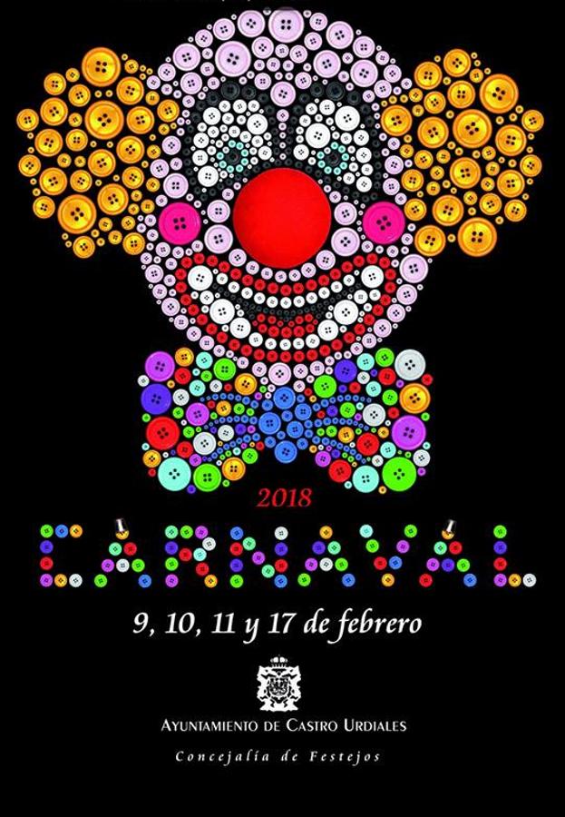 Gana el concurso de carteles de carnaval de Castro y destina los 600 euros de premio a la fundación Vicente Ferrer