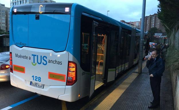 Veinte minutos de avería en la línea central