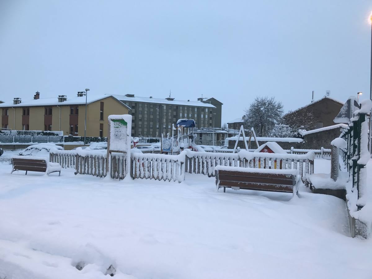 Así han amanecido Reinosa y Alto Campoo