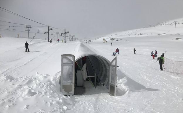 «Vemos gente en la nieve con ruedas sin dibujo»