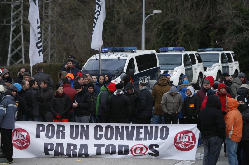 Protestas por el convenio de Bridgestone