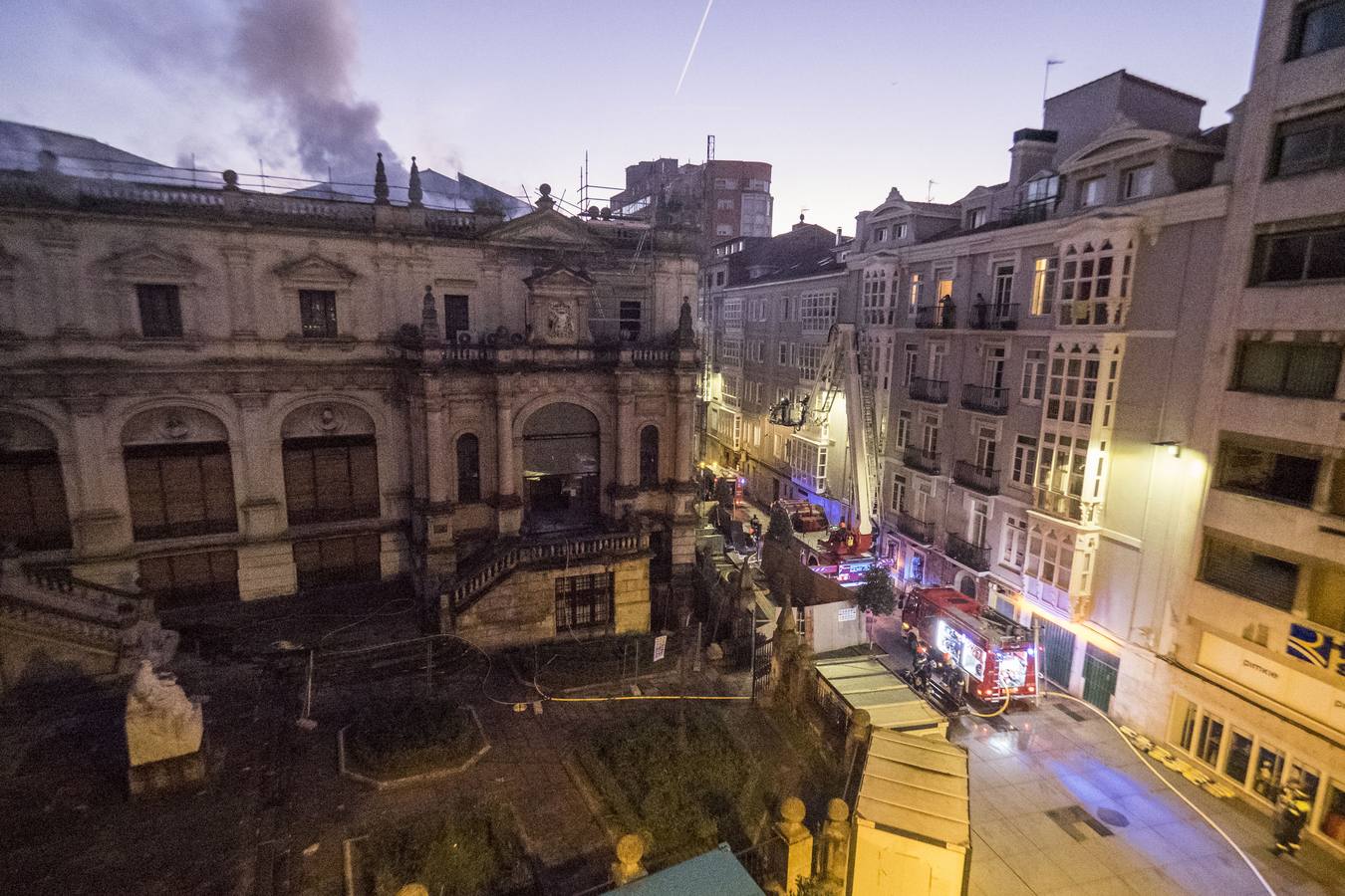 La aseguradora del MAS asumirá los daños que el incendio provocó en el inmueble