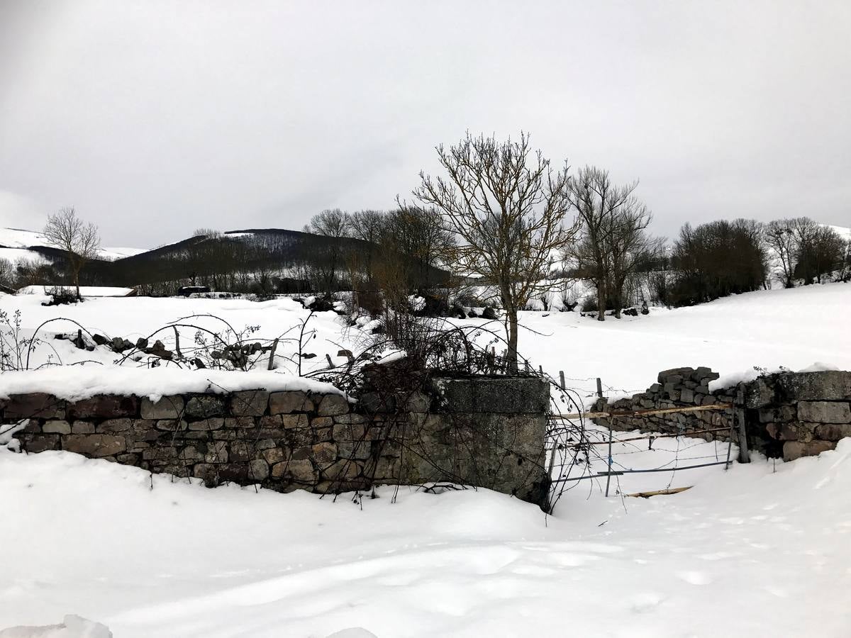 El Sur de Cantabria sigue blanco