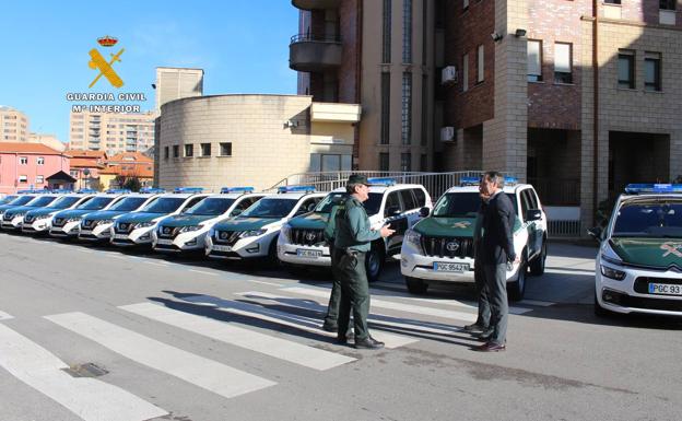 La Guardia Civil de Cantabria refuerza su parque móvil con 18 nuevos vehículos