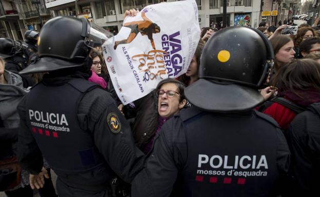 La huelga feminista en España