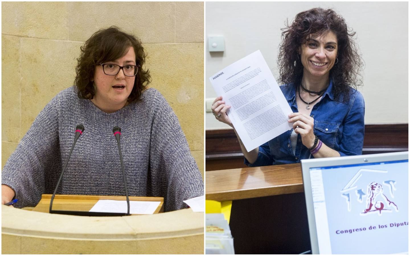 Verónica Ordóñez y Rosana Alonso presentan sus candidaturas a la Secretaría General de Podemos