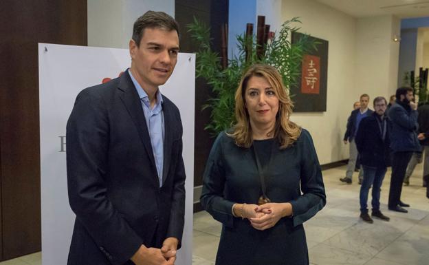 Susana Díaz planta a Sánchez y no asistirá a la escuela del PSOE en Madrid