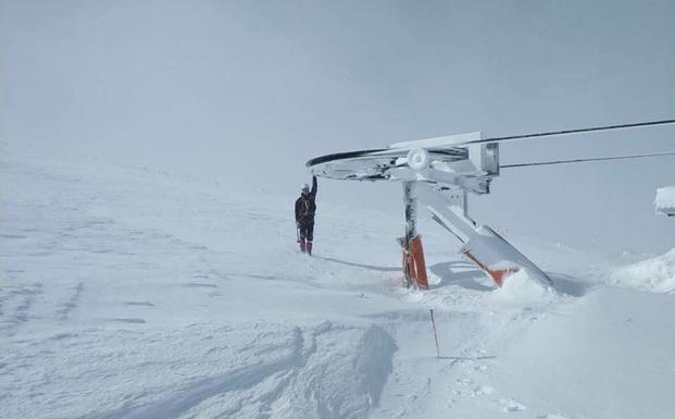 La nieve entierra Béjar-La Covatilla