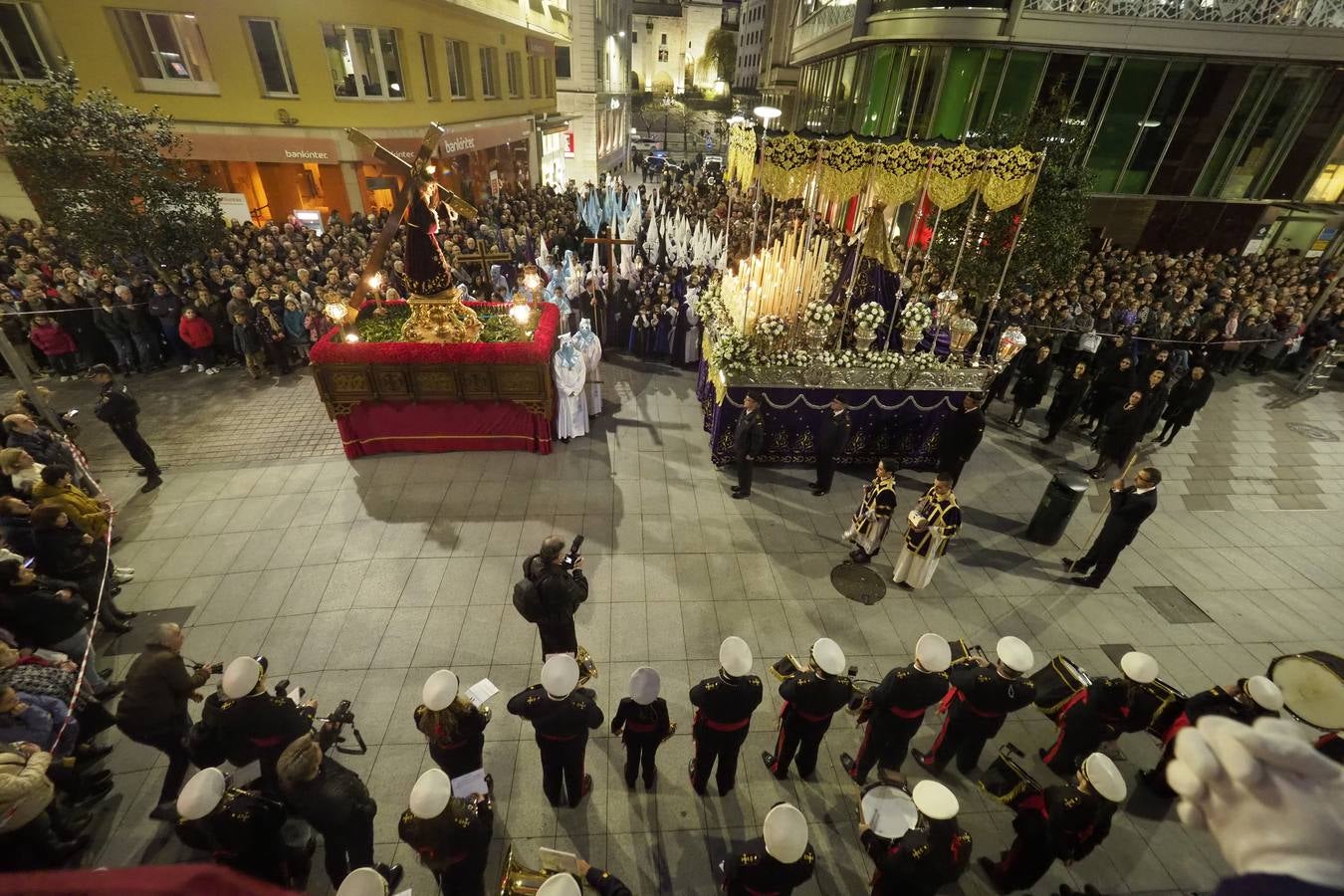 Procesión de El Encuentro en Santander