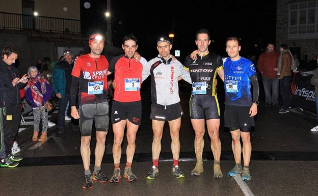 Raúl Pérez Nestar y Vanesa Peláez ganan el trail nocturno de Cicero