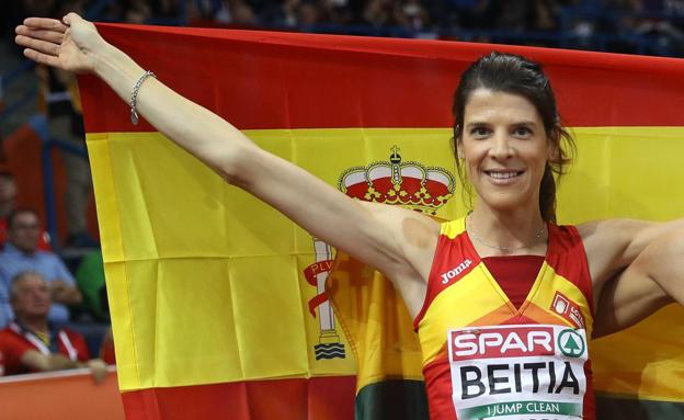 Beitia, candidata a mejor atleta de 2017 por su subcampeonato de Europa indoor