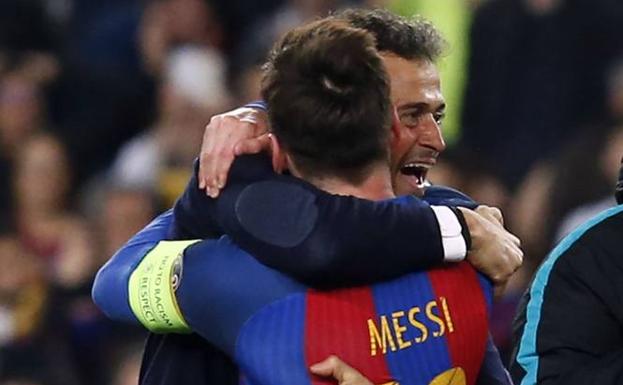 Luis Enrique: «Dirigir a Messi es facilísimo»