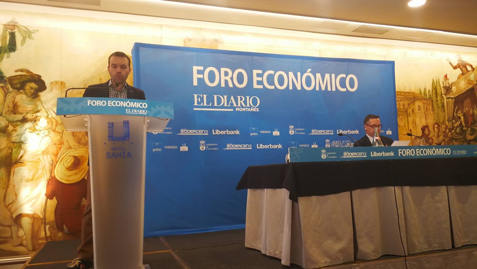 El economista Juan Ramón Rallo, en el Foro Económico de El Diario Montañés