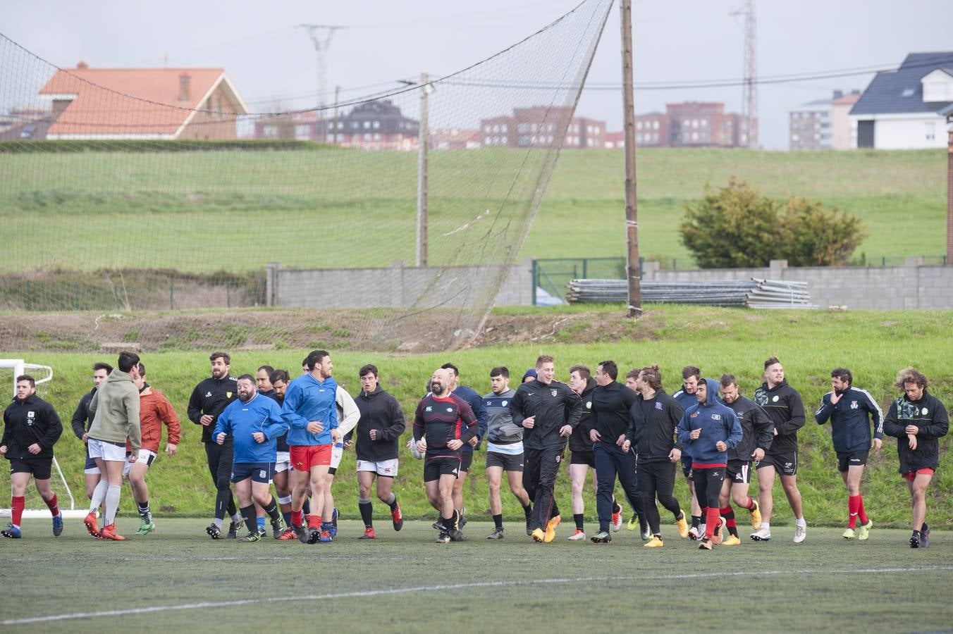 Entrenamiento compartido en San Román