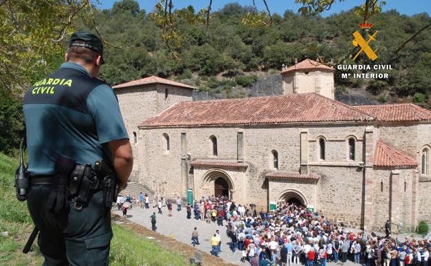 Amplio operativo de seguridad para el cierre de la Puerta del Perdón