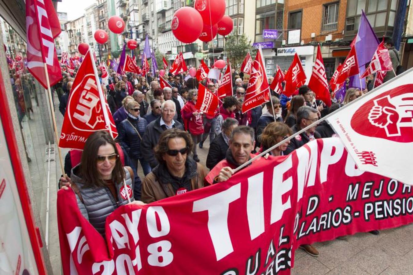 Manifestación del Primero de Mayo en Santander