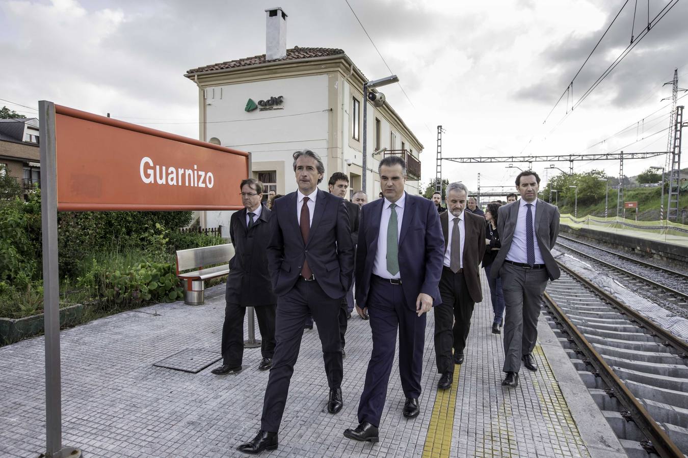 Las obras de renovación de vías en Guarnizo