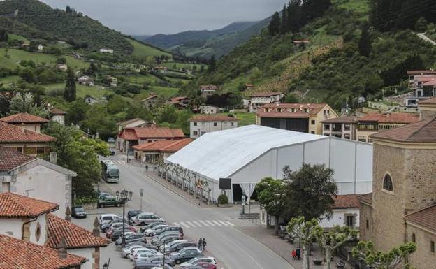 La carpa más alta de Liébana