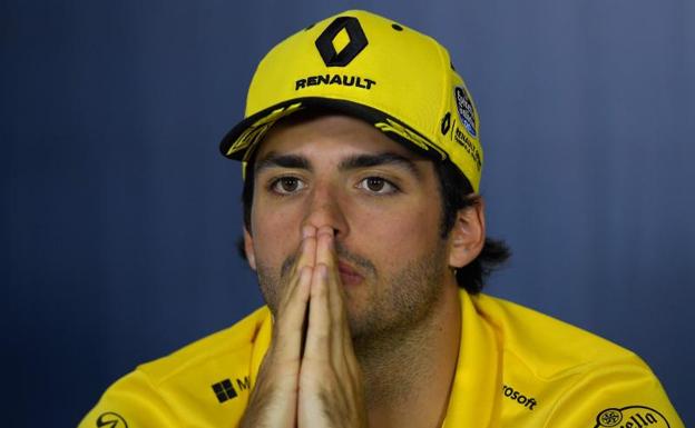 Sainz no acaba de cogerle el gusto al Renault