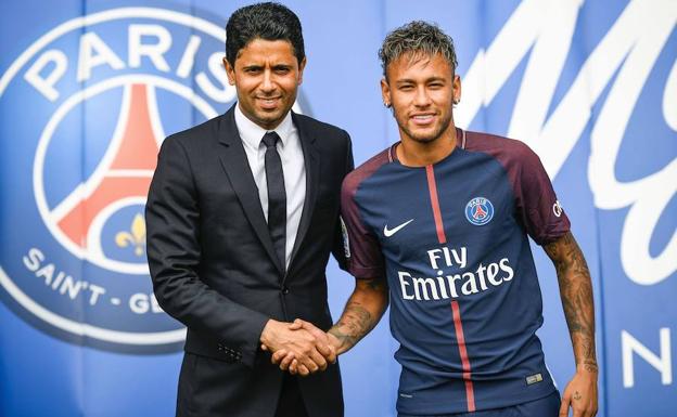 Neymar «se quedará» en el PSG con una seguridad del «2.000 por cien»