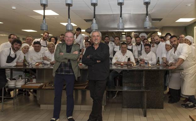 Una cena homenaje a dos insignes