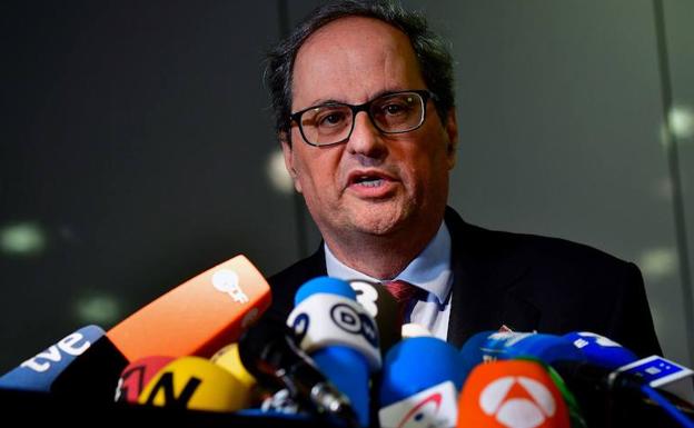 Denuncian a Torra por un delito de odio por sus tuits y sus artículos contra los españoles