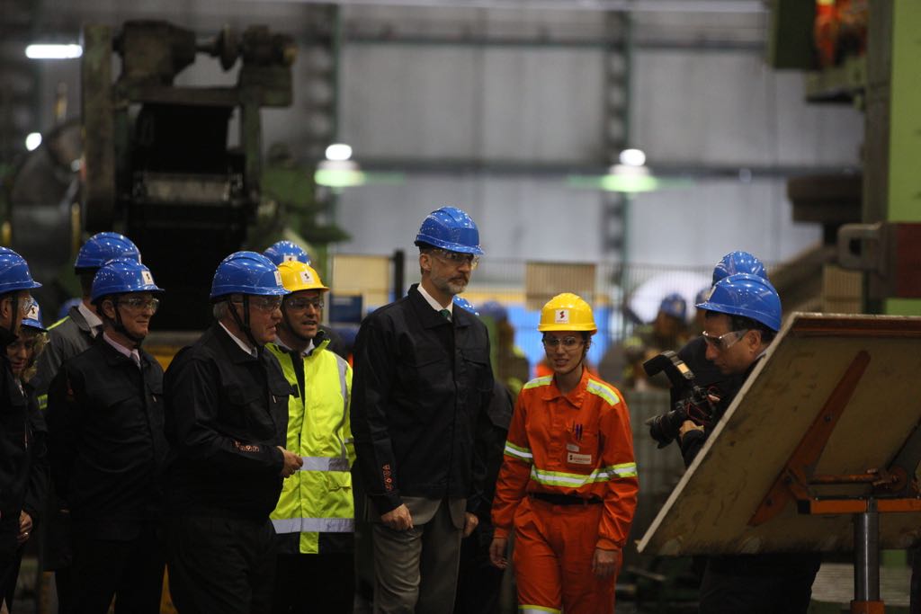 Visita del Rey Felipe VI a Reinosa