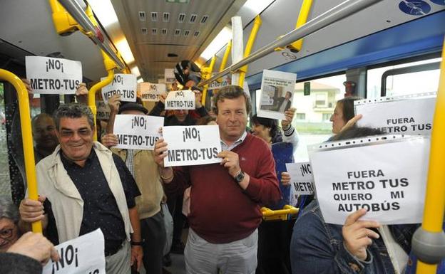 San Román, contra el MetroTUS