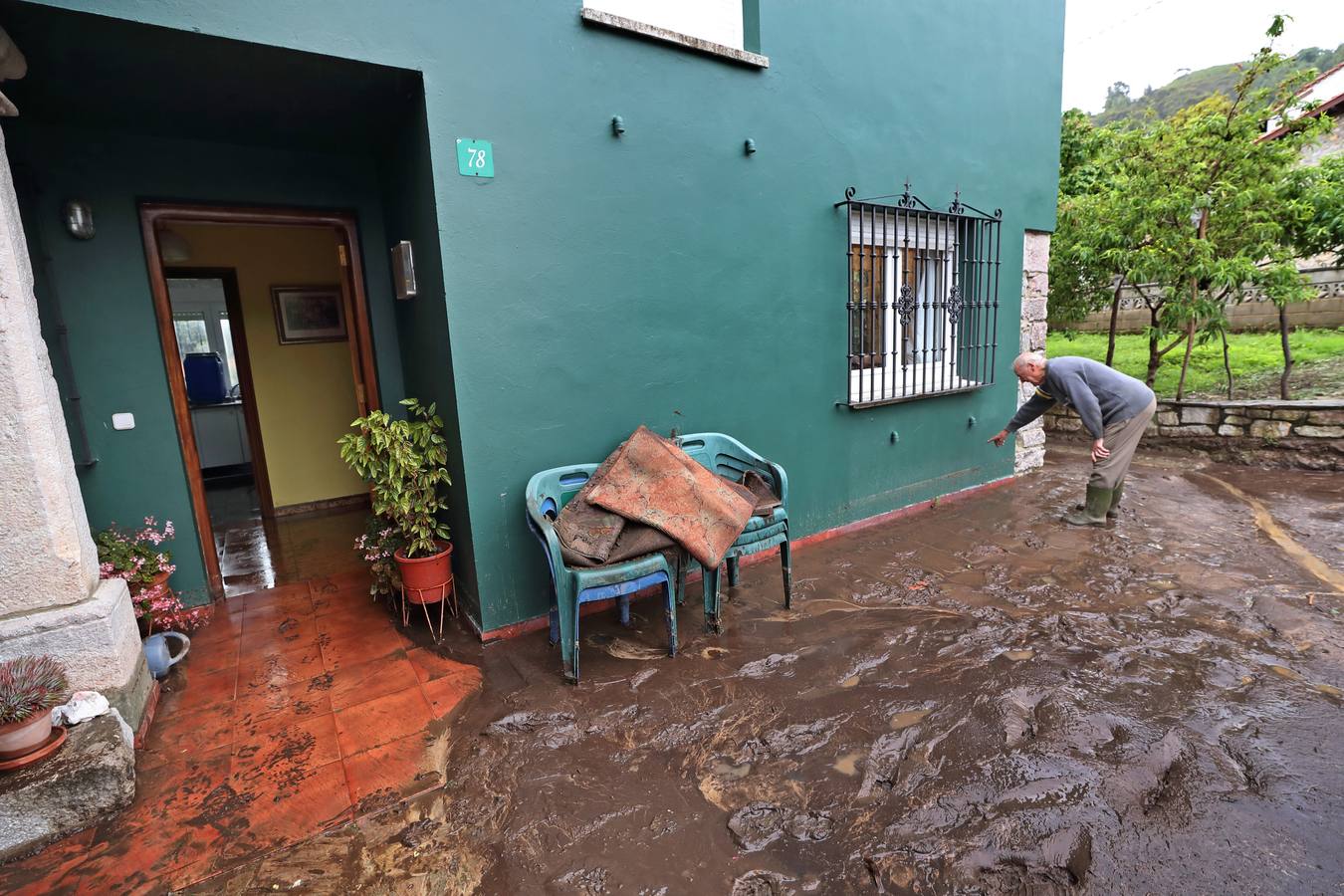 Inundaciones en Pechón