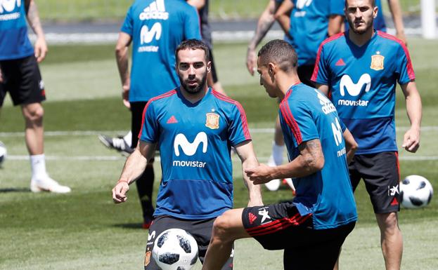 Carvajal ya trabaja con el grupo