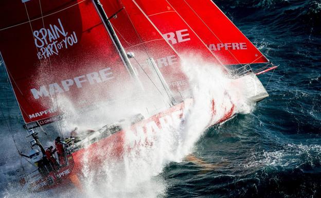 El 'Mapfre' luchara por conseguir una histórica victoria en la Volvo Ocean Race