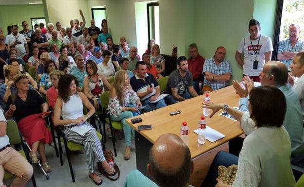 Obras Públicas estudiará si es posible modificar la construcción de un puente sobre el Besaya en Los Corrales