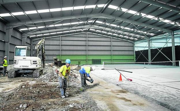El gimnasio de La Lechera ya tiene aire acondicionado dos años después