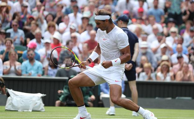 Nadal le resta un partido a Wimbledon