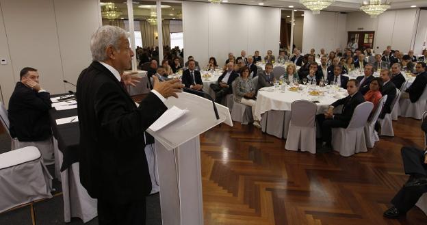 El presidente que habló a México desde Santander